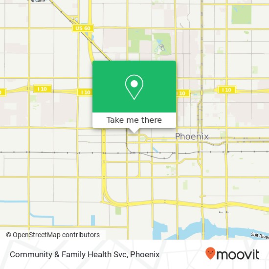 Community & Family Health Svc map