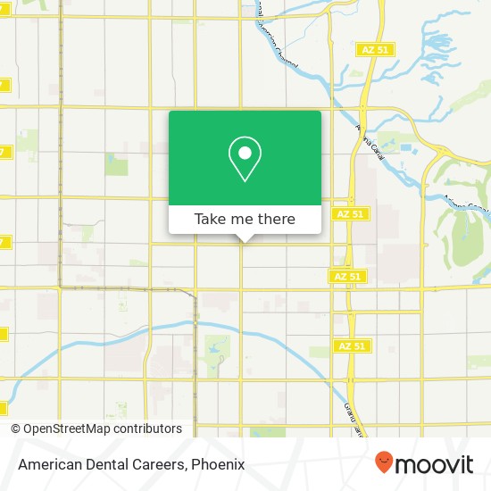 American Dental Careers map