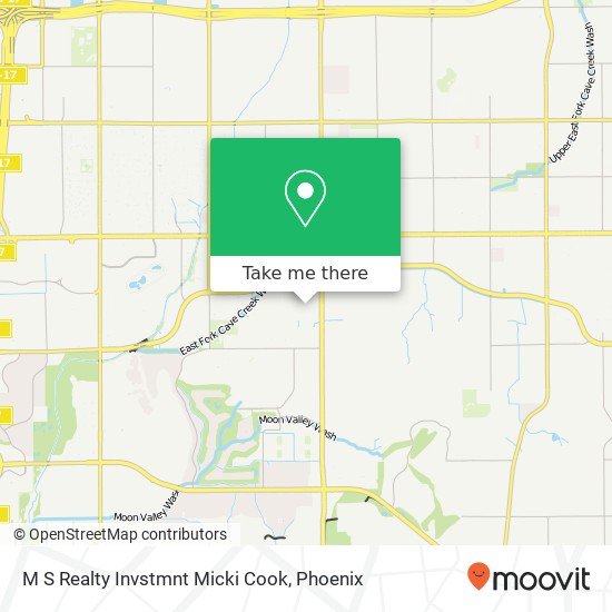 M S Realty Invstmnt Micki Cook map