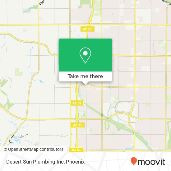 Mapa de Desert Sun Plumbing Inc