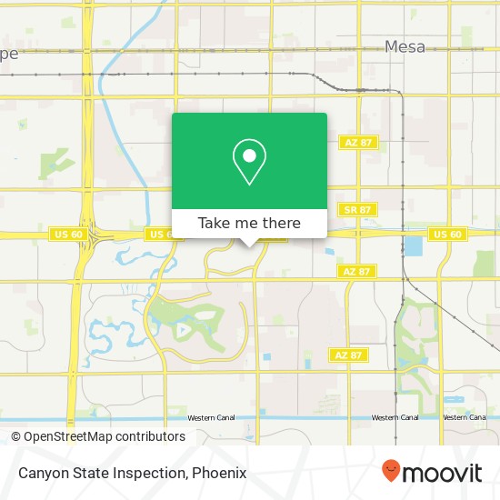 Mapa de Canyon State Inspection