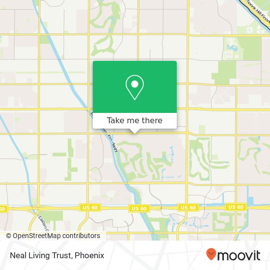 Mapa de Neal Living Trust