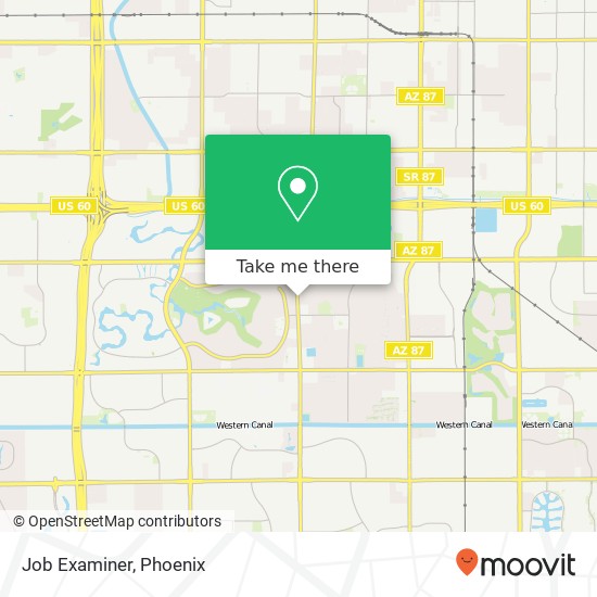 Job Examiner map