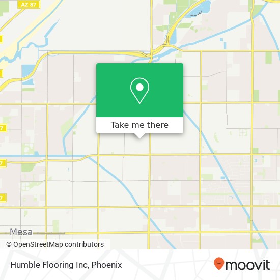 Humble Flooring Inc map