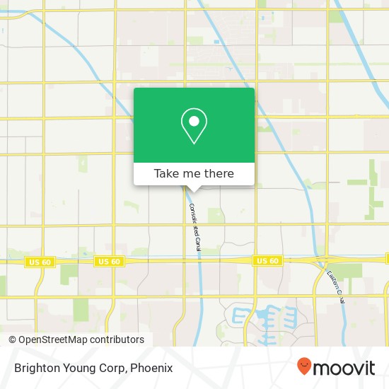 Brighton Young Corp map