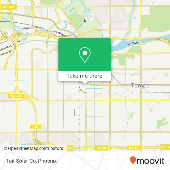 Tait Solar Co map