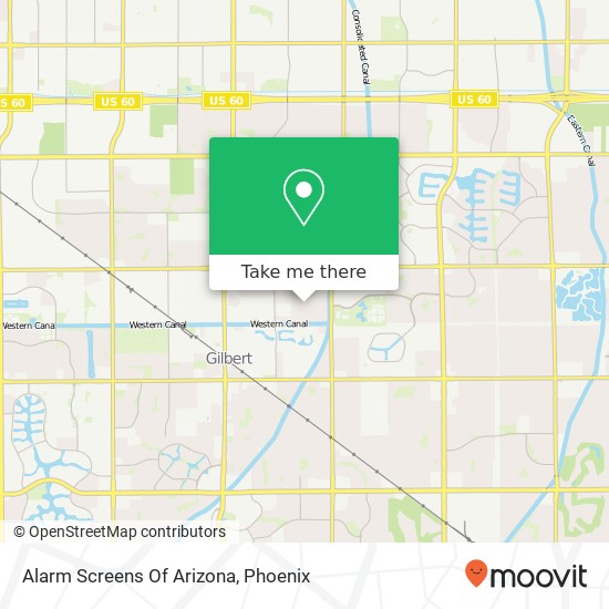 Alarm Screens Of Arizona map