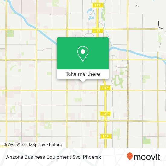 Mapa de Arizona Business Equipment Svc