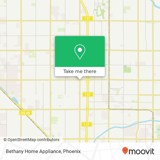 Bethany Home Appliance map