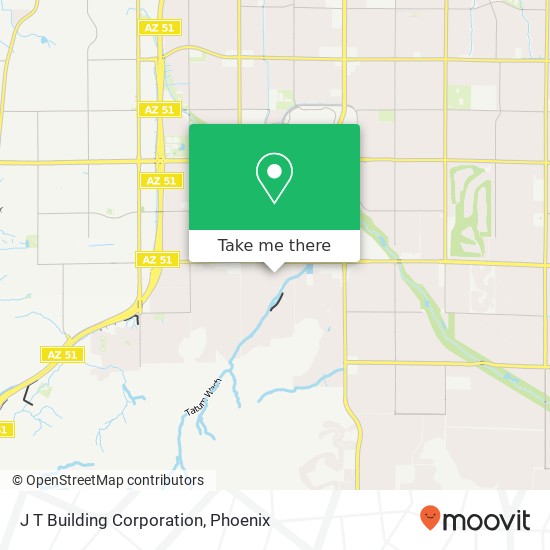 J T Building Corporation map