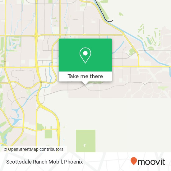 Scottsdale Ranch Mobil map