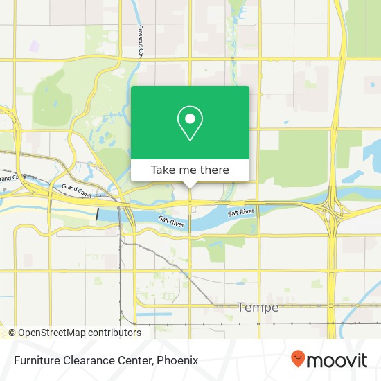Mapa de Furniture Clearance Center