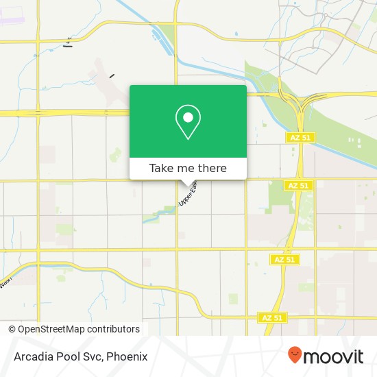 Mapa de Arcadia Pool Svc