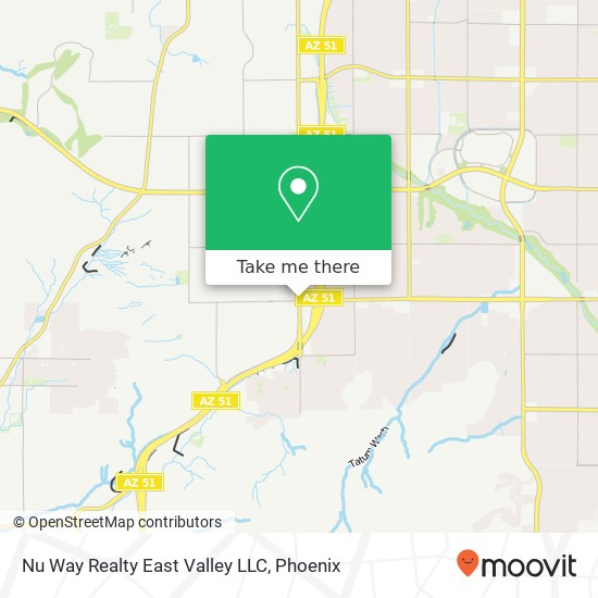 Mapa de Nu Way Realty East Valley LLC