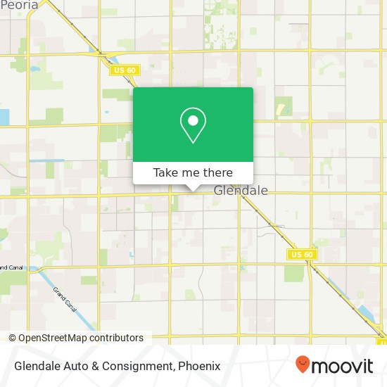 Glendale Auto & Consignment map