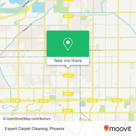 Expert Carpet Cleaning map