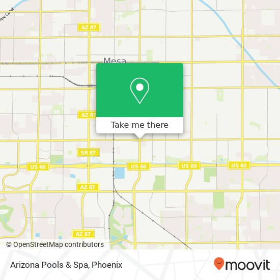 Arizona Pools & Spa map