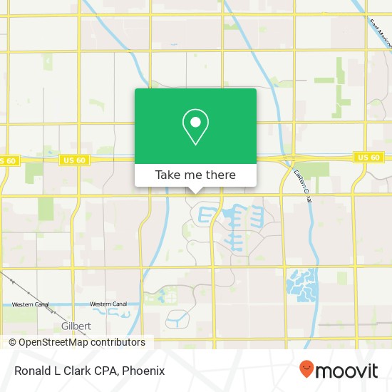 Ronald L Clark CPA map