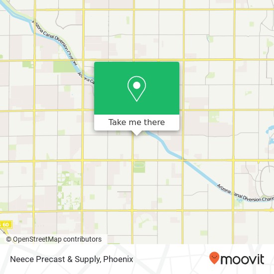 Neece Precast & Supply map