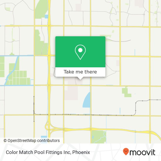 Color Match Pool Fittings Inc map