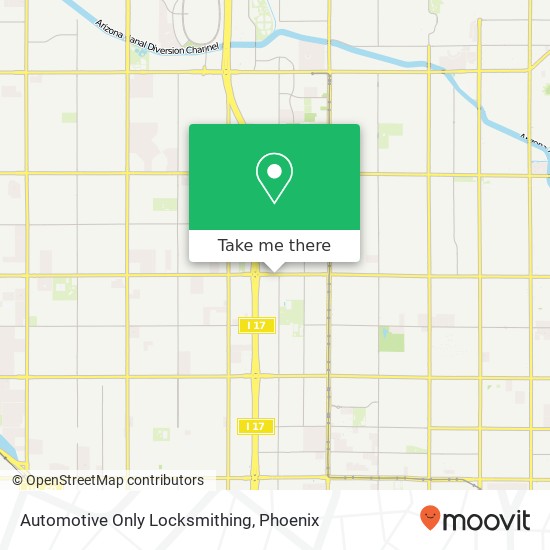 Mapa de Automotive Only Locksmithing