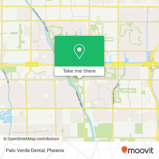 Mapa de Palo Verde Dental