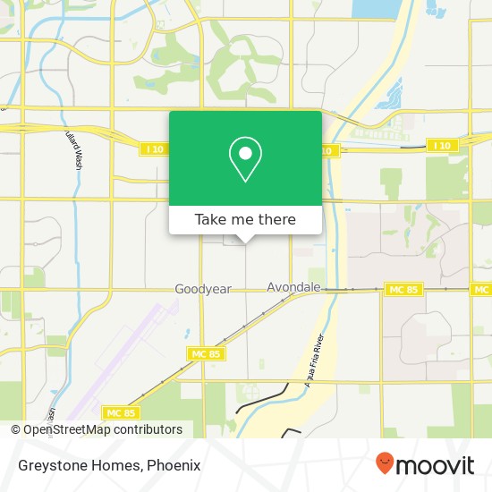 Greystone Homes map
