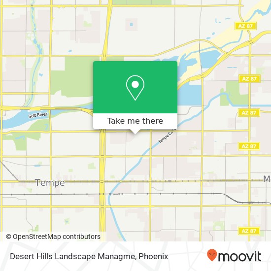 Desert Hills Landscape Managme map