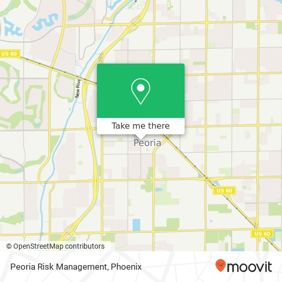 Mapa de Peoria Risk Management