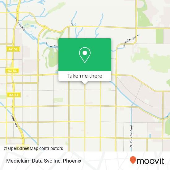 Mapa de Mediclaim Data Svc Inc