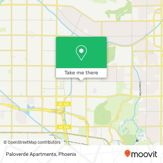 Paloverde Apartments map