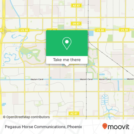 Mapa de Pegasus Horse Communications