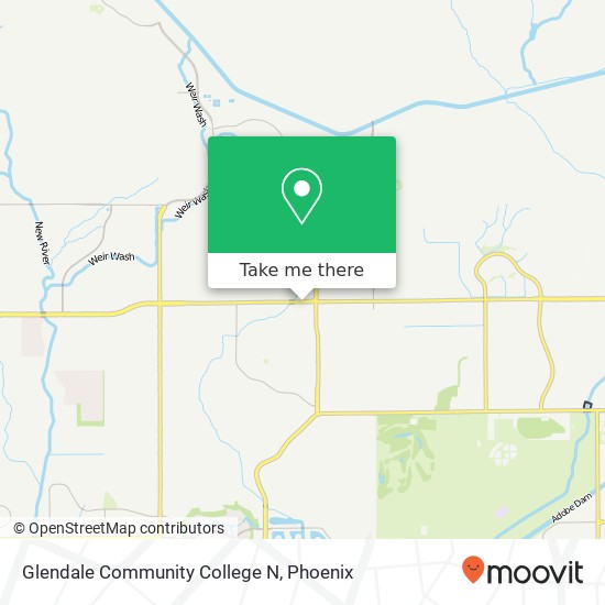 Glendale Community College N map