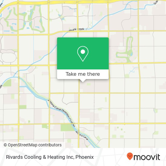 Rivards Cooling & Heating Inc map