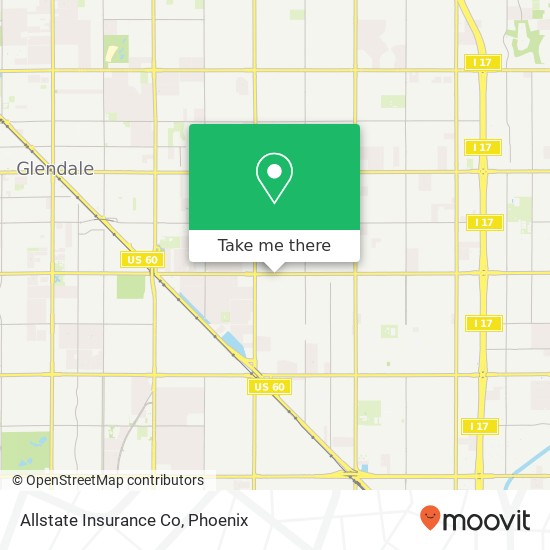 Allstate Insurance Co map