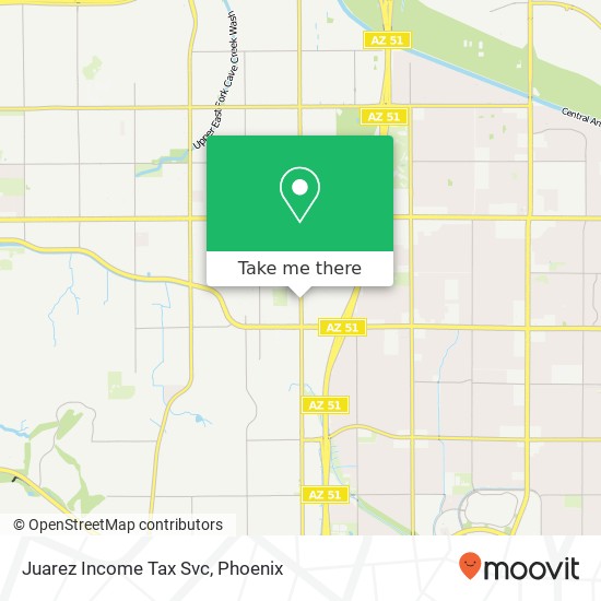 Juarez Income Tax Svc map