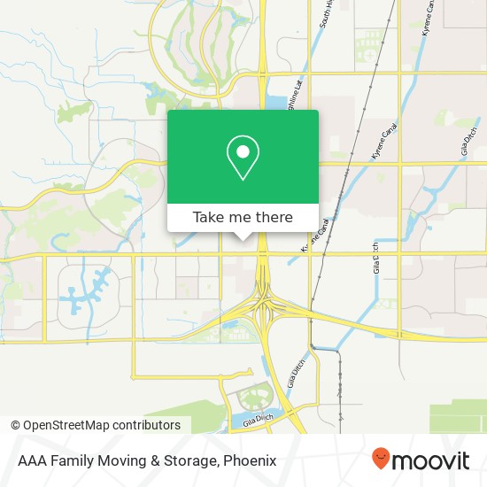 Mapa de AAA Family Moving & Storage
