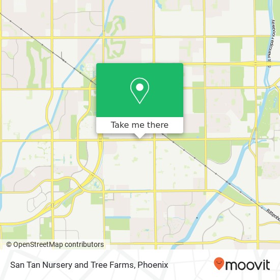 Mapa de San Tan Nursery and Tree Farms