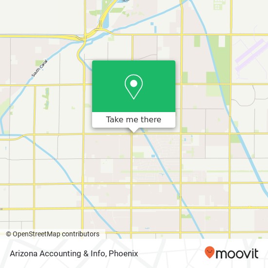 Mapa de Arizona Accounting & Info