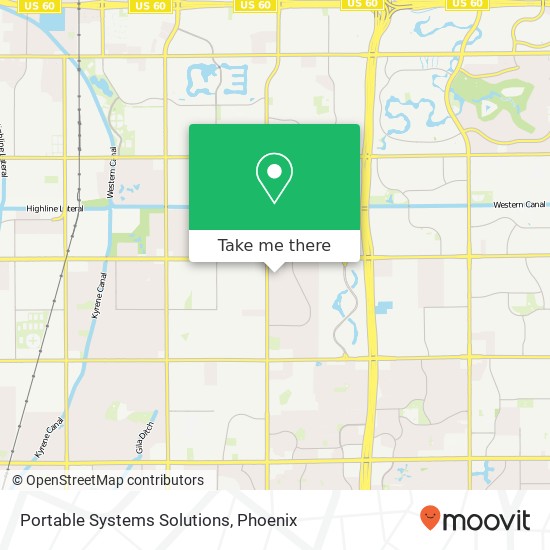 Portable Systems Solutions map