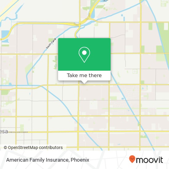 Mapa de American Family Insurance