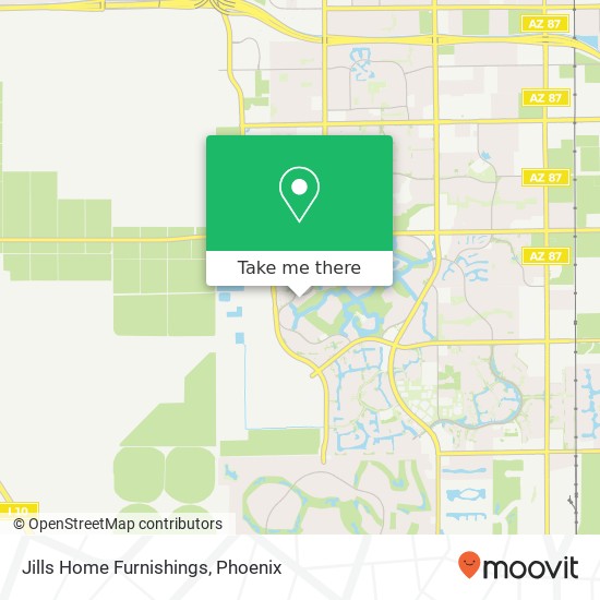 Jills Home Furnishings map