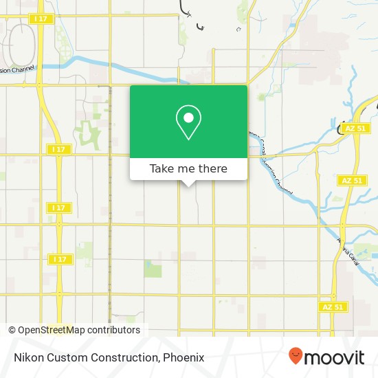 Mapa de Nikon Custom Construction