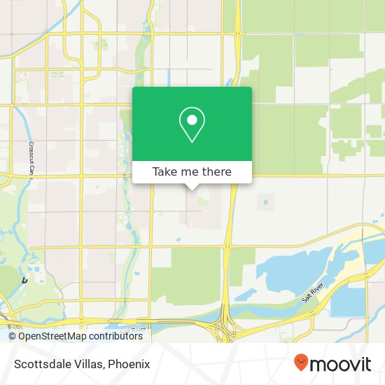 Scottsdale Villas map