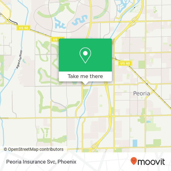Mapa de Peoria Insurance Svc