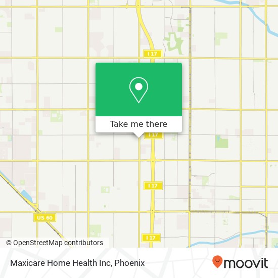 Maxicare Home Health Inc map