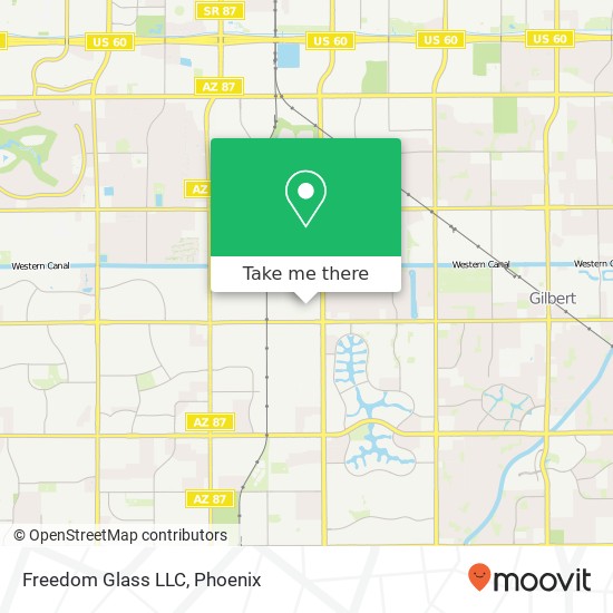 Mapa de Freedom Glass LLC