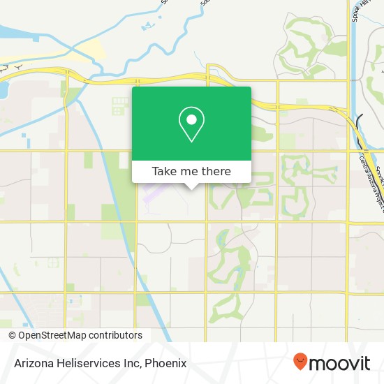 Mapa de Arizona Heliservices Inc