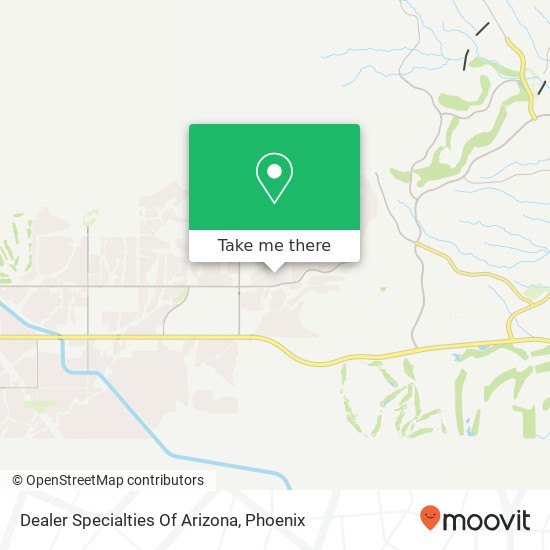 Mapa de Dealer Specialties Of Arizona