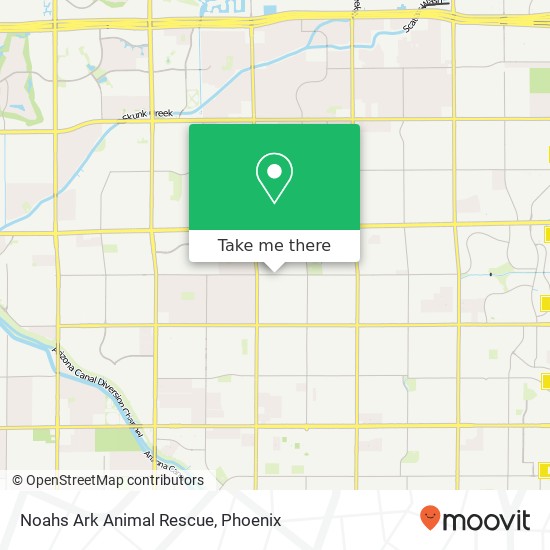 Mapa de Noahs Ark Animal Rescue